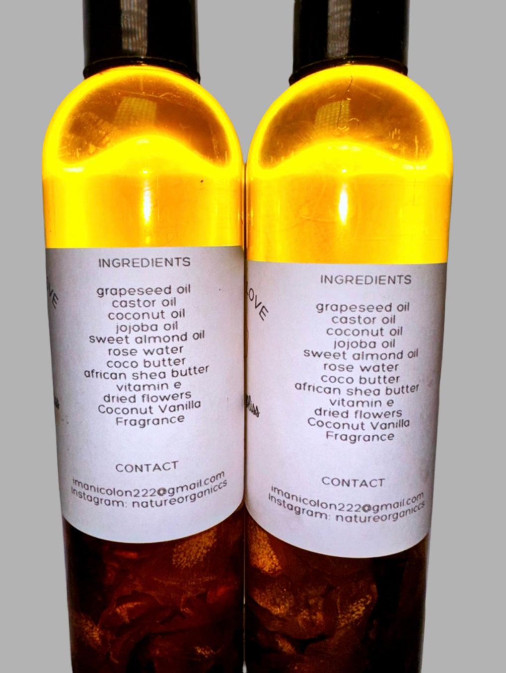 COCONUT VANILLA BLISS BODY OIL BY NATURE ORGANIC