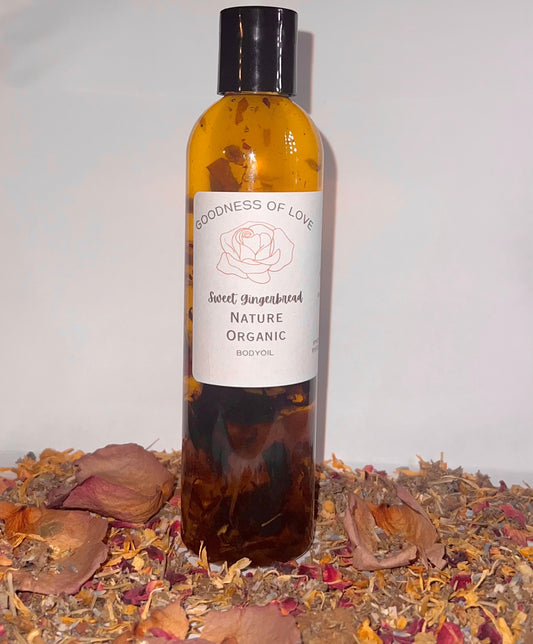 SWEET GINGERBREAD BODY OIL BY NATURE ORGANIC